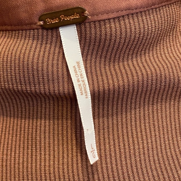 Free People Dusty Rose Blouse - Picture 3 of 5